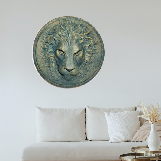 Surreal Lion Face  Wall Decor
