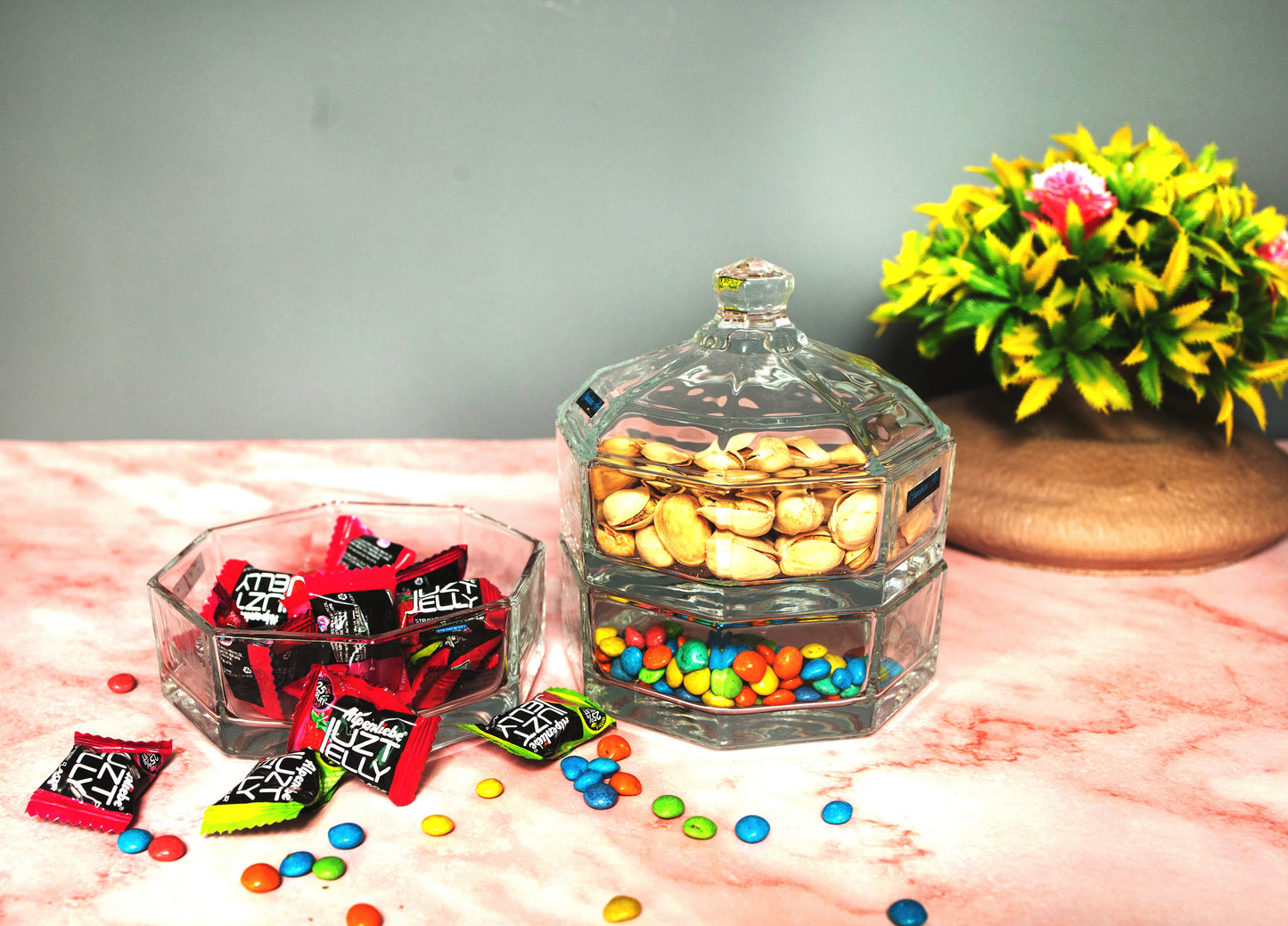 3 Tyre Candy Jars