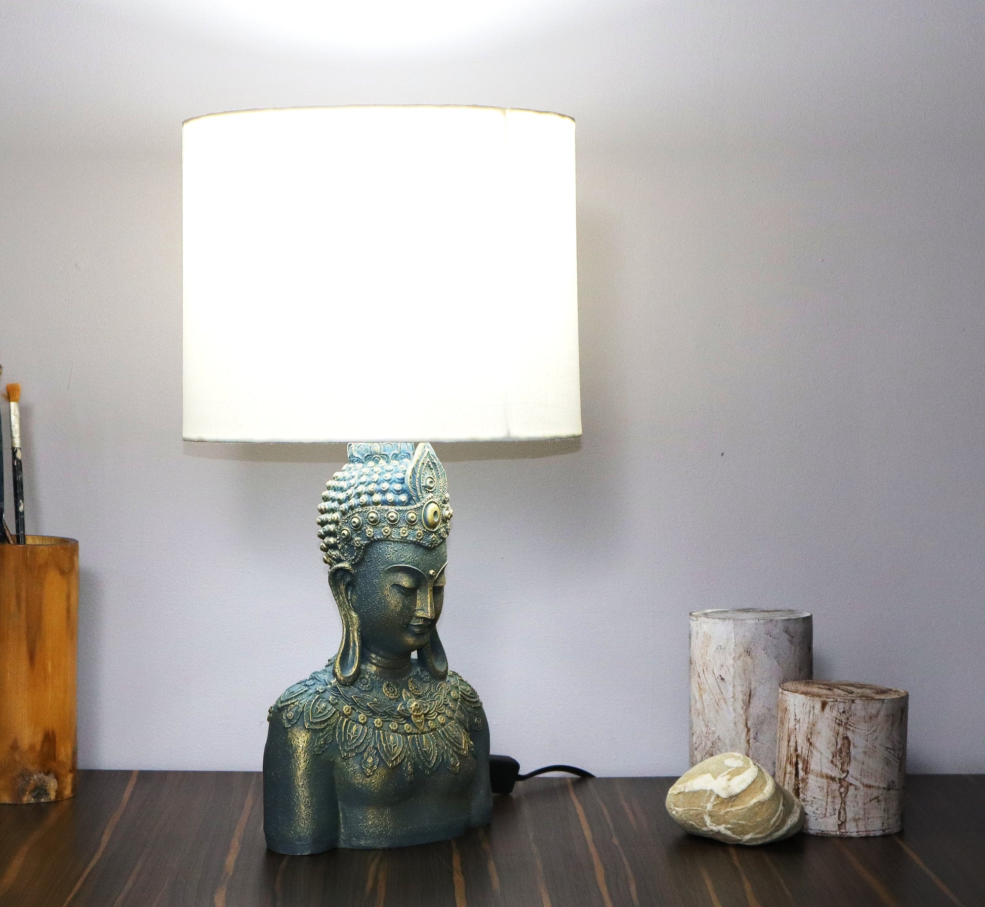 Budhha rustic  Lamp