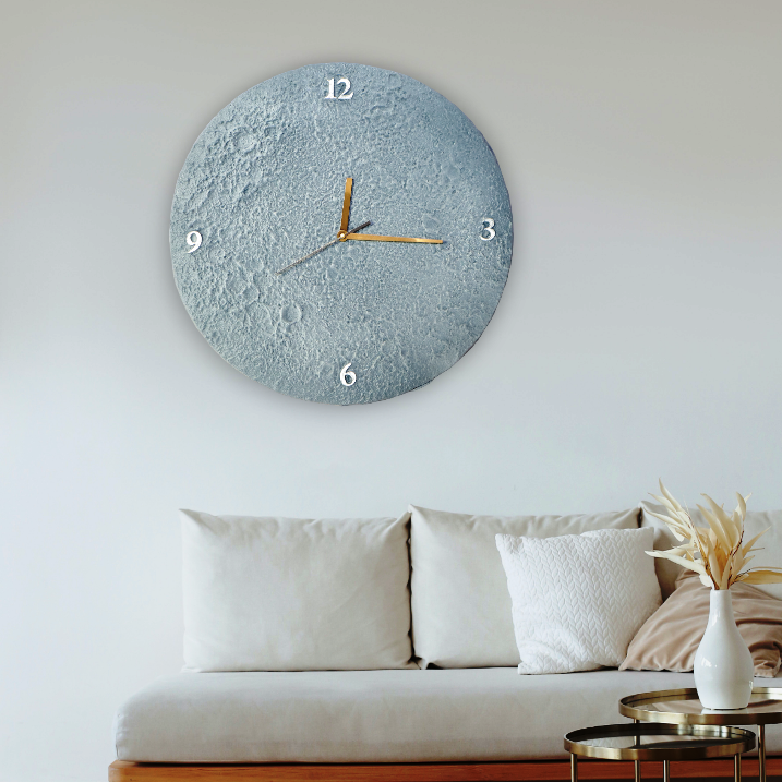 Surreal Lunar Wall Clock